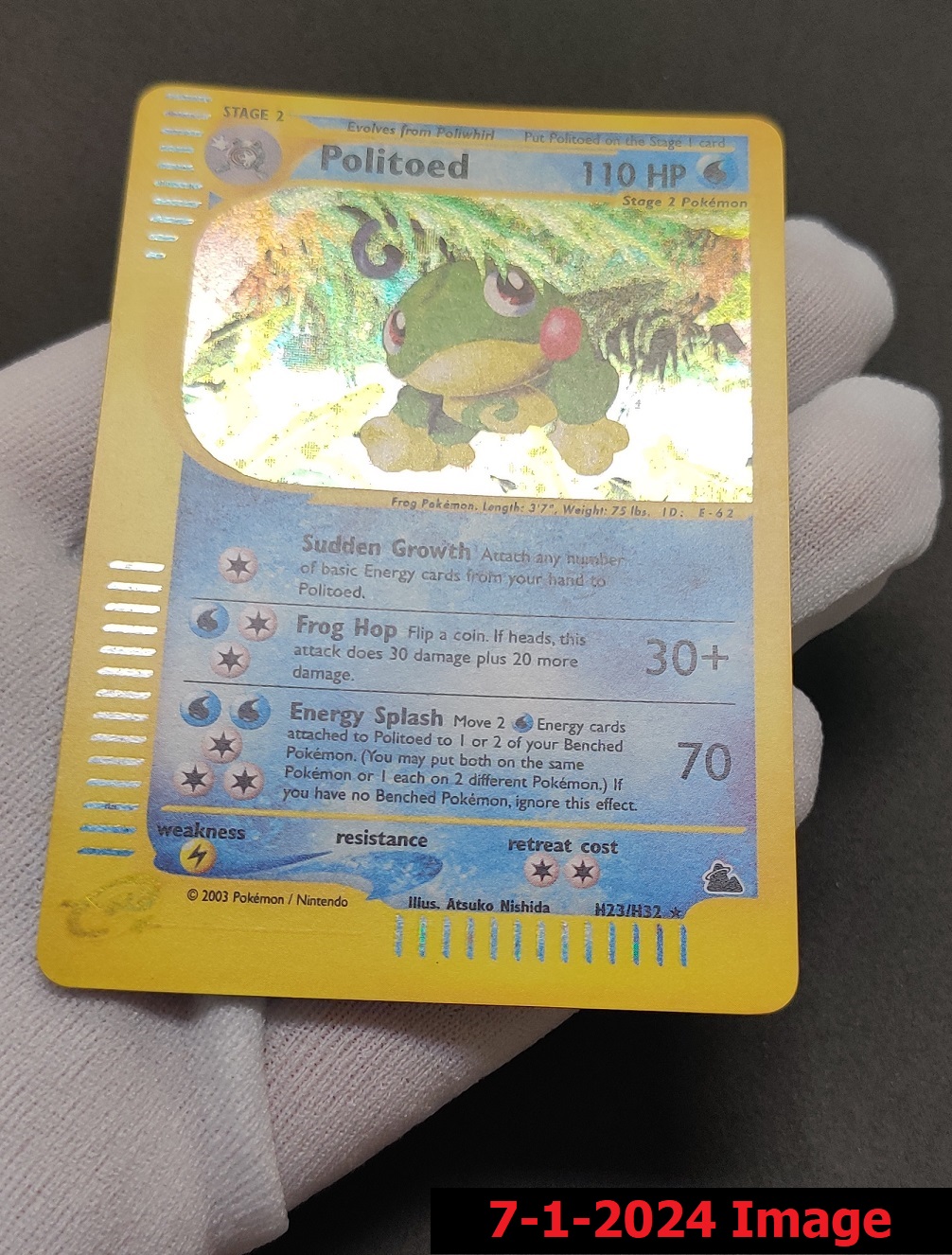 Politoed - H23/H32 - Holo Rare